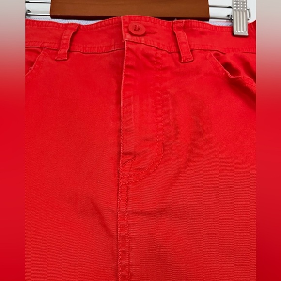 Boden Women's Orange Cotton Skirt Above the Knee Height Size 6 - Picture 4 of 7